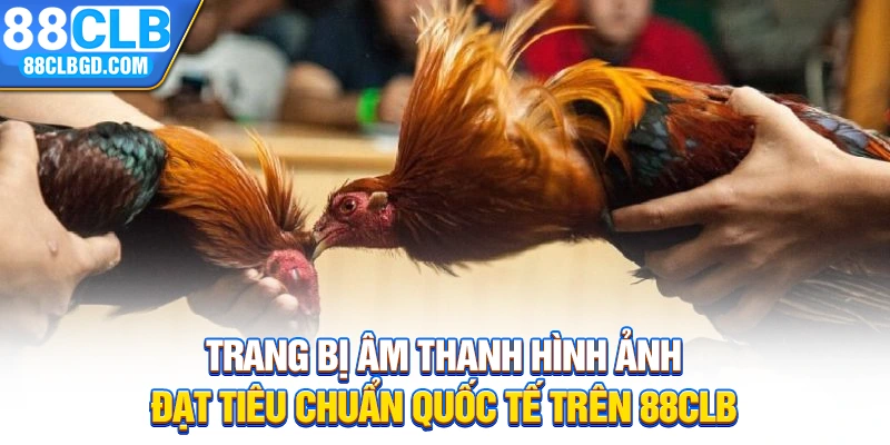 Trang bị âm thanh hình ảnh đạt tiêu chuẩn quốc tế trên 88CLB